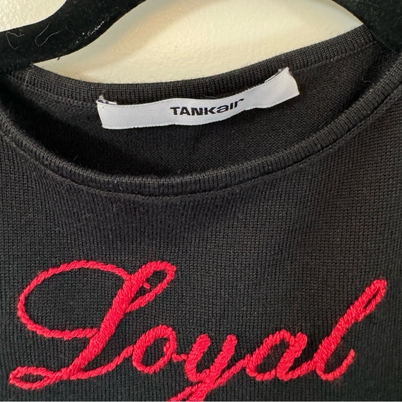 “Loyal” embroidered sweater by Tank Air. Small. - Picture 2 of 5